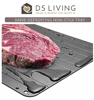 Rapid Defrosting Tray Fast Thaw Board Defrost Meat Frozen Food Non Stick Plate • £7.99