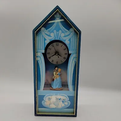 $99.99 • Buy Vintage Disney Cinderella Wind Up Musical Clock GUC