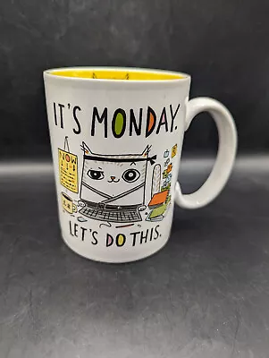 Cats At Work  It's Monday. Let's Do This.  Coffee Mug Kathy Weller Enesco 2014 • $9