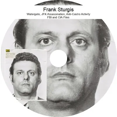 Frank Sturgis - Watergate JFK Assassination Anti-Castro Action - FBI/CIA Files • $25.56