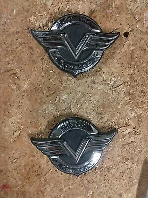 Kawasaki Genuine Used Vulcan 88 Classic Right And Left Tank Emblem Vn 1500a  • $80