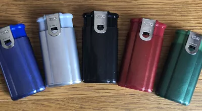 £1.60 • Buy  Dual Flame Jet + Soft Lighter Metallic Windproof Gas Refillable Assorted Colour