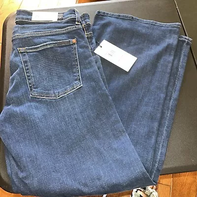 7 For All Mankind Sz 27 Cropped Alexa Maternity Trouser Jean NWT $178 • $44.99