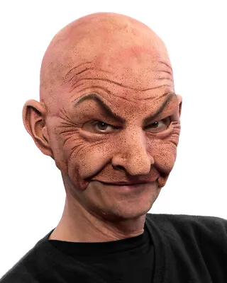 Johnny Bald Man Character Half Mask Creepy Old Guy Sculpt Costume Natural Latex • $44.46