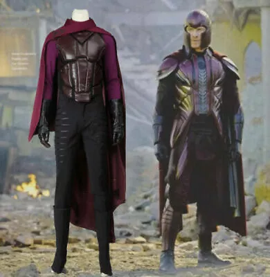 X-Men: Days Of Future Past Costume Magneto Erik Lensherr Costume Halloween Suit • $99.84