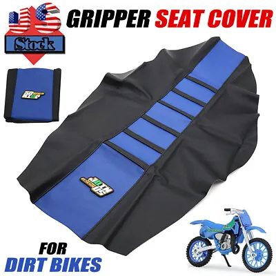 Vinyl Gripper Seat Cover For Kawasaki KX KX125 KX250 KXF250 KXF450 YZ250F YZ450F • $23.99