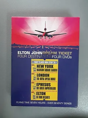 Elton John Dream Ticket 4 DVD Set - Over 70 Songs / 7 Hours • $3.99