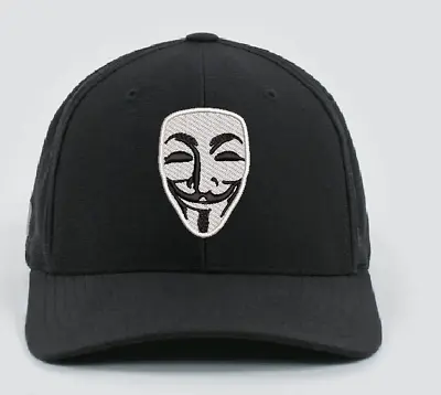 $17.99 • Buy Anonymous Guy Fawkes V For Vendetta Mask Embroidered Low Profile Baseball Hat