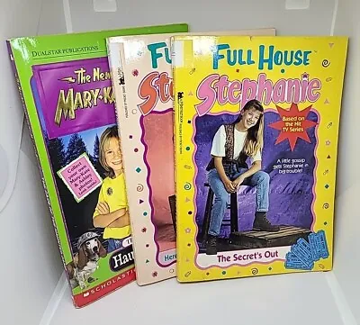 Vintage Full House Stephanie Mary Kate & Ashley Books Lot Of 3 Paperbacks • $11.67