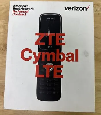 ZTE Cymbal LTE Verizon Prepaid Flip Phone • $25