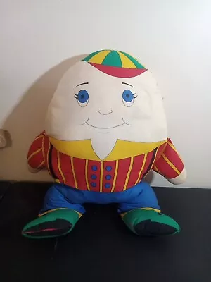Vintage Humpty Dumpty Pillow Stuffed Plush Handmade Doll Free Shipping D2 • $39.99