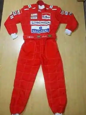 F1 Ayrton Senna 1991 Sublimation Printed Go Kart Race Suit In All Sizess • $80