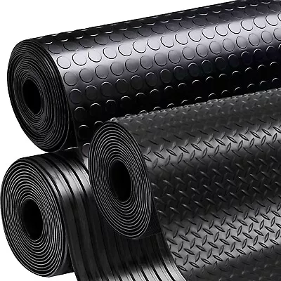 3MM Rubber Flooring Thick Heavy Duty Mat Anti Slip Garage Waterproof Anti Slip • £15.99