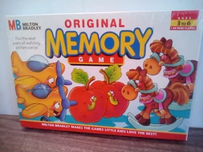 Vintage Milton Bradley #4664 Original Memory Game 1996 NEW • $10