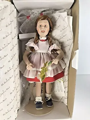 $41.75 • Buy Creepy, Norman Rockwell's  Check Up  Porcelain Doll, Rockwell's Young Ladies 