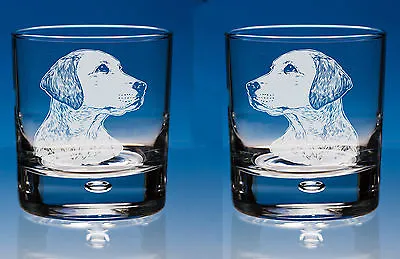 Labrador Retriever Dog Gift Pair Of Engraved Whisky Glasses Labrador Lover Gift • £31.67