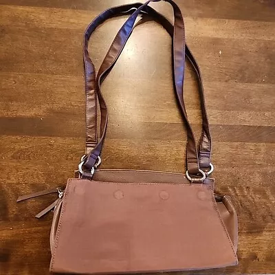 Miche Classic Brown Handbag Bag Purse Base With Faux Leather Handles  • $36.99