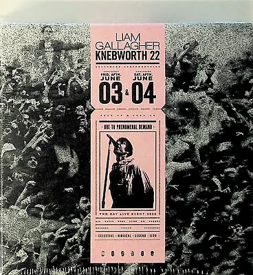Liam Gallagher -Live Knebworth '22 -Deluxe Cigarette Box CD -NEW (Oasis) • £10.99