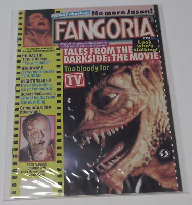Fangoria Horror Magazine #92 1990 Tales From The Darkside Spontaneous Combustion • $15
