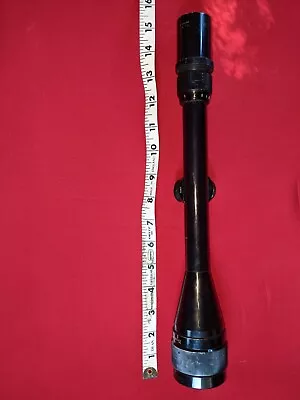 $9.99 • Buy Vintage Precise Valor Luma-Glo Rifle Scope 4-12x40 Duplex Zoom Range Focus