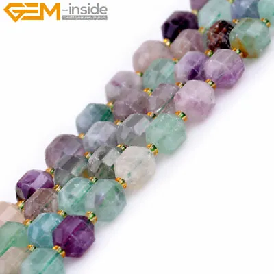 Labradorite Garnet Bicone Natural Faceted Loose Beads For Jewelry Making 15  • £9.10