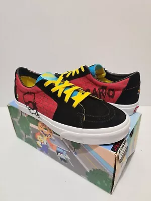 The Simpsons X Vans Skate Low Bart Simpson/Black/Red/Size US 9/Free Postage • $200