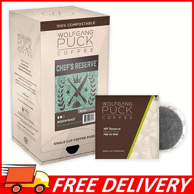 Wolfgang Puck Coffee Chef's Reserve Medium Roast 9.5g 18 Count • $13.15