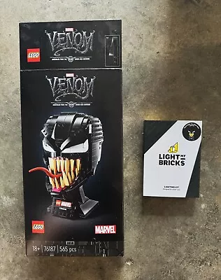 LEGO Marvel Super Heroes: Venom (76187) - Rare & Retired Model + Extra Light Kit • $149