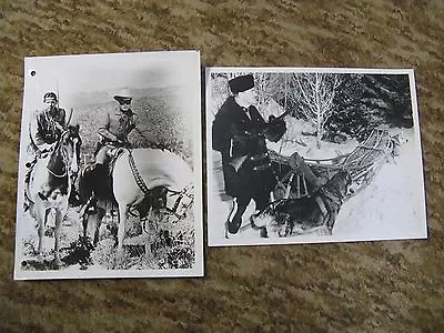 The Lone Ranger And Sergeant Preston Vintage Photographs - Photos - Set #3 • $8.95