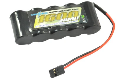 £12.98 • Buy Voltz 1600mAh 6V Rx Receiver Straight Battery Pack W/JR Plug For RC Plane Car