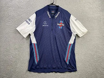 Williams Martini Racing Shirt Mens 3XL Slim Fit Jersey Car Racing Performance • $35.88