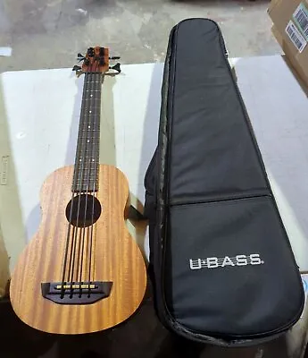 Kala U-Bass Nomad Acoustic-Electric Bass Guitar - Natural Satin • $190