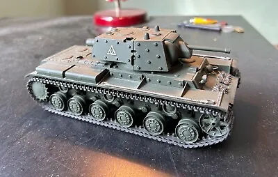 £10 • Buy Vintage Tamiya Built Painted Model Kit 1/35 WW2 Russian KV-1B Tank