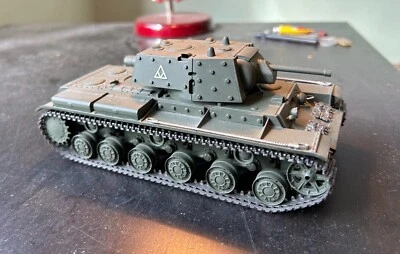 £10 • Buy Vintage Tamiya Built Painted Model Kit 1/35 WW2 Russian KV-1B Tank