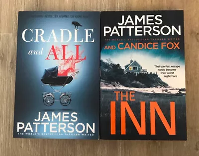 $19.95 • Buy JAMES PATTERSON Paperback Books X 2 - Craddle And All, The Inn - Novels Fiction