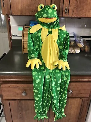 $24.99 • Buy Making Believe Plush Frog Halloween Costume One Piece Zip Up Size Small Child