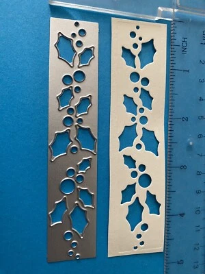 £1.95 • Buy Holly Banner Ref 2 Metal Dies For Card Making