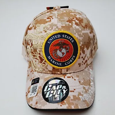 U.S. Marine Corps Officially Licensed Embroidered Hat Cap Digital Camouflage  • $16.99