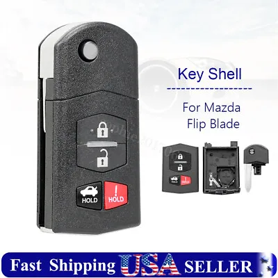 Replacement Remote Car Key Fob Case Shell For MAZDA 3 6 2010 2011 2012 2013 • $10.25