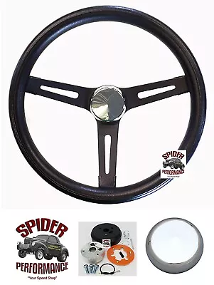 1974-1993 Volkswagen Steering Wheel 13 1/2  MUSCLE CAR BLACK • $149.95