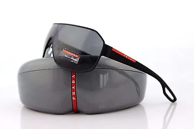 $269.99 • Buy NEW PRADA Sport Matte Black Shield Sunglasses PS 52QS ACTIVE DG0-1A1 SPS 52Q 