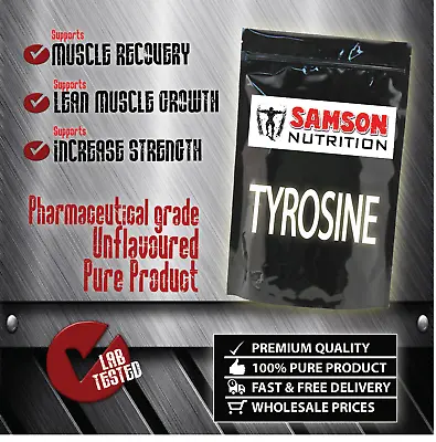 Tyrosine Powder 3kg Unflavoured Pure Pharma Grade Premium Quality Supplement • $110.95