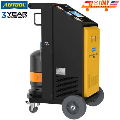 Automatic Refrigerant Vacuum Filling Recovery Machine A/C Recharge Flush Machine • $3099