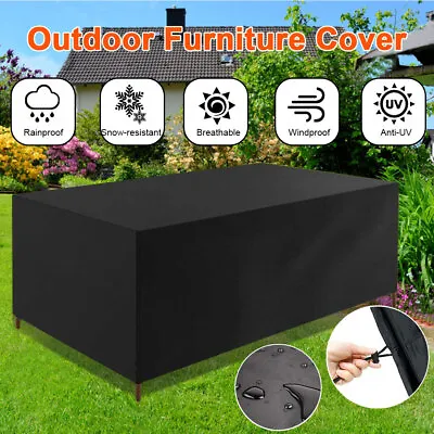 $23.99 • Buy Waterproof Outdoor Furniture Cover Garden Patio Rain UV Table Protector Sofa AU