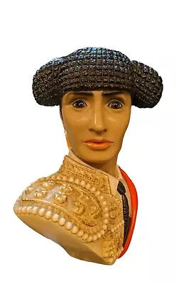 1966 Rare Marwal Ind Inc. Vintage Spanish Matador Sculpture  By Brower Chalkware • $115