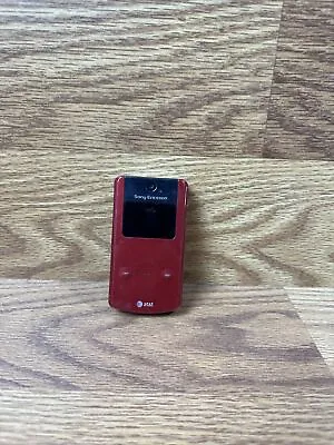 Sony Ericsson Walkman W518a - Red And Silver (AT&T) Flip Phone • $18.75