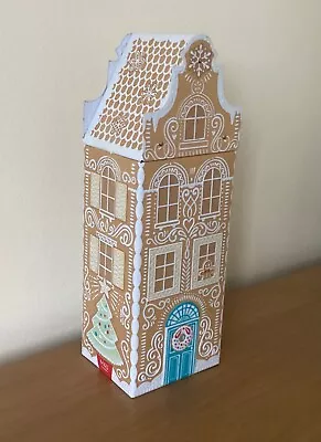 Marks And Spencer Christmas House Musical Shortbread Biscuit Tin Empty 2021 • £5.50