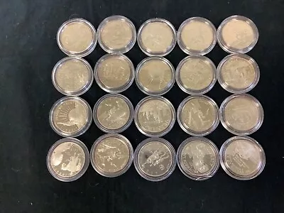 199o’s 50C Proof Half Dollars (Non Silver) **IN CAPSULES**!!! • $11.50