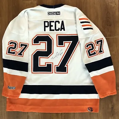 NHL New York Islanders AUTHENTIC CCM PECA Hockey Jersey #27 XL AUTOGRAPHED PSA • $299.99