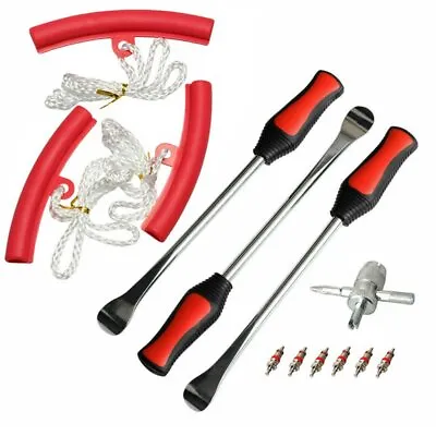 Durable ATV Motorcycle Bike Barrow Tire Spoon Lever Iron Tool Change Kit US • $27.99